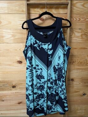blue floral free people dress Free People Blue Floral Ruffled Mini Dress